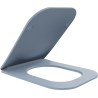 Mexen Teo tapa de cierre suave slim, duroplast, gris-azul mate - 39840069