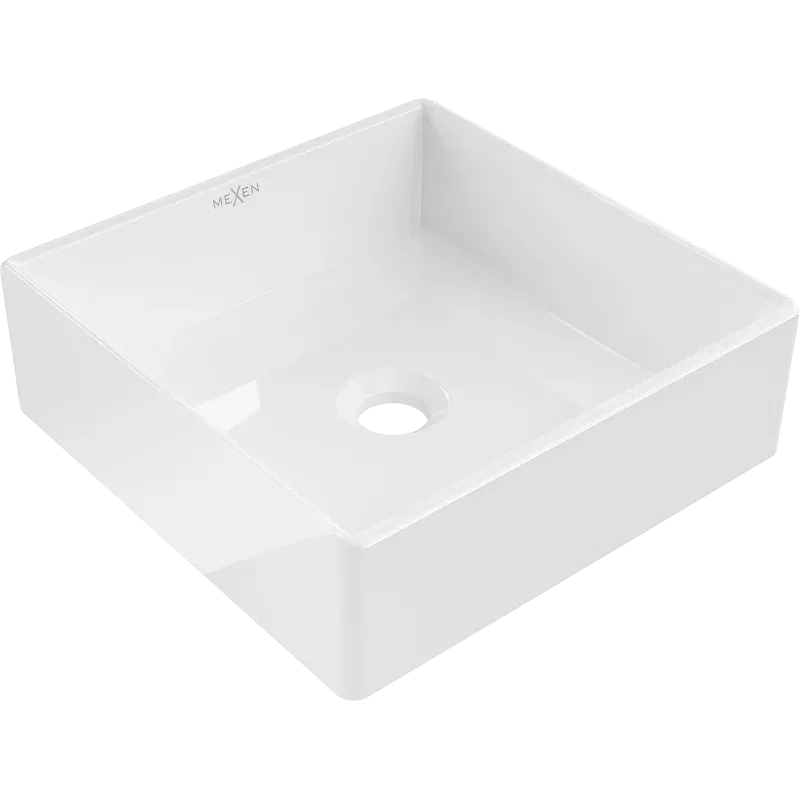 Mexen Goya lavatório de bancada 35 x 35 cm, branco - 22183500