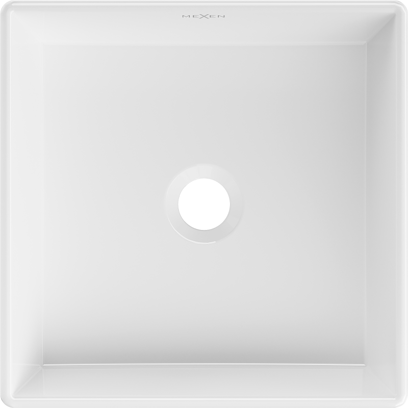 Mexen Goya countertop basin 35 x 35 cm, white - 22183500