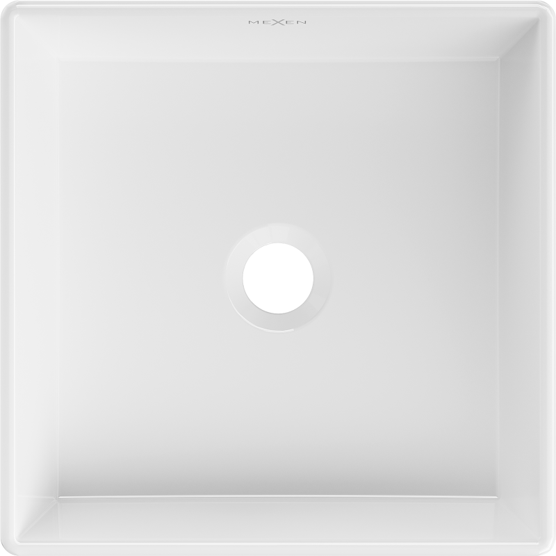 Mexen Goya opbouw wastafel 35 x 35 cm, wit - 22183500
