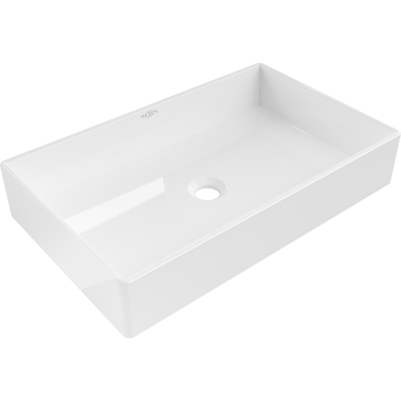Mexen Goya tasoon asennettava pesuallas 60 x 37 cm, valkoinen - 22186000