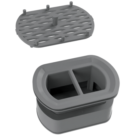 Mexen trap with filter for rotary linear drain, grey - 1010098