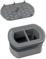 Mexen sifone con filtro per scarico lineare rotativo, grigio - 1010098