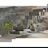 Mexen Omega schuifdouchecabine 130 x 70 cm, transparant, goud + Flat douchebak - 825-130-070-50-00-4010