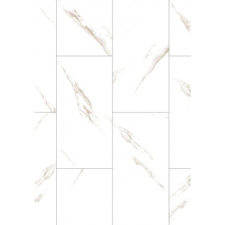 Mexen River White  vzorec vinilnih plošč SPC 6,5 mm, podlaga IXPE 1,5 mm, 4 V-reže, Jazz White - F1150-S