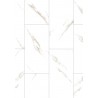 Mexen River White  δείγμα πάνελ βινυλίου SPC 6,5 mm, υπόστρωμα IXPE 1,5 mm, 4 V-Fuga, Jazz White