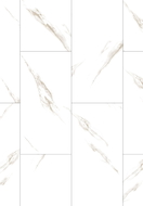 Mexen River White  δείγμα πάνελ βινυλίου SPC 6,5 mm, υπόστρωμα IXPE 1,5 mm, 4 V-Fuga, Jazz White