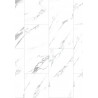 Mexen Glacier White δείγμα βινυλικών πάνελ SPC 6,5 mm, IXPE 1,5 mm, 4 V-Fuga, Jazz White - F1151-S