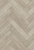 Mexen Parker sample of herringbone SPC vinyl panels 6.5 mm, IPEX underlay 1.5 mm, 4 V-groove, Oak - F1166-S