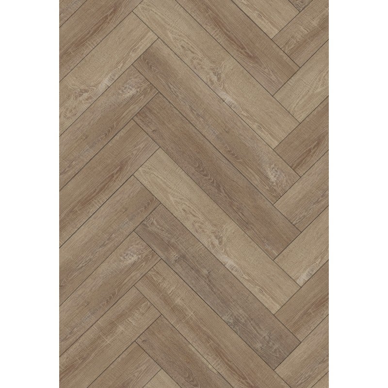 Mexen Windsor próbka paneli winylowych jodełka SPC 6,5 mm, podkład IPEX 1,5 mm, 4 V-Fuga, Dąb - F1167-S