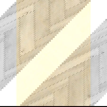 Mexen Calera Vinyl-Probenpaneel Jodełka 635 x 127 mm SPC 6,5 mm, Unterlage IPEX 1,5 mm, 4 V-Fuge, Eiche - F1168-S