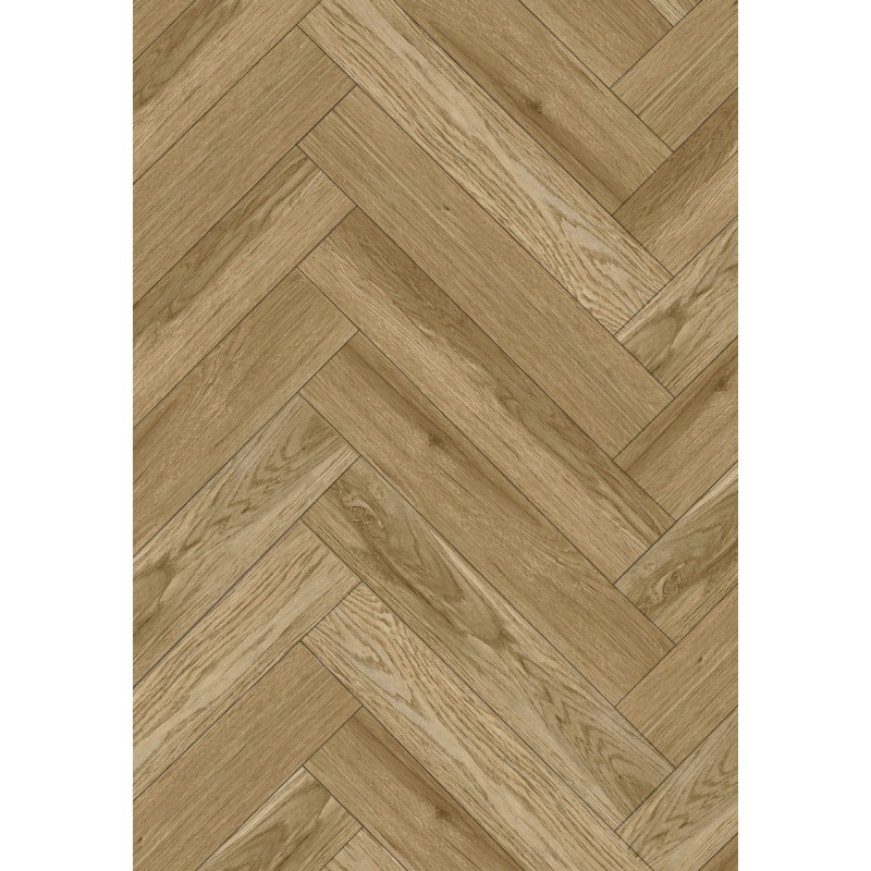 Mexen Manhattan vzorec vinilnih plošč ribja kost SPC 6,5 mm, podloga IPEX 1,5 mm, 4 V-fuga, hrast - F1173-S