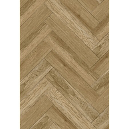 Mexen Manhattan vzorec vinilnih plošč ribja kost SPC 6,5 mm, podloga IPEX 1,5 mm, 4 V-fuga, hrast - F1173-S