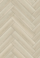 Mexen Concord vinyl panel sample herringbone SPC 6.5 mm, IPEX 1.5 mm underlay, 4 V-Groove, Oak - F1174-S
