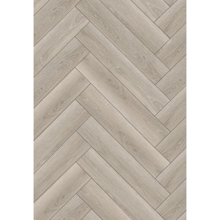 Mexen Wilson vzorec vinilnih plošč ribja kost SPC 6,5 mm, podloga IPEX 1,5 mm, 4 V-reža, Hrast - F1175-S