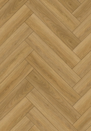 Mexen Chattanooga  sample of SPC herringbone vinyl panels 6.5 mm, underlay 1.5 mm, 4 V-Groove, Oak - F1178-S