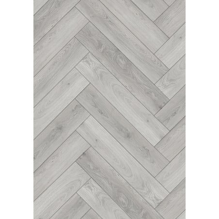 Échantillon de lames vinyles chevron 635 x 127 mm SPC 6,5 mm, support IPEX 1,5 mm, 4 V-Joint, Chêne - F1182-S