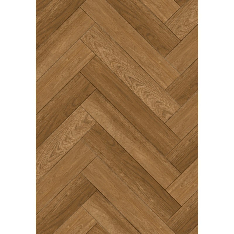 Mexen Overland Park próbka paneli winylowych jodełka SPC 6,5 mm podkład 1,5 mm, 4 V-Fuga, Jatoba - F1187-S
