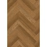 Mexen Overland Park monster staal van vinylpanelen visgraat 635 x 127 mm SPC 6,5 mm onderlaag 1,5 mm, 4 V-Groef, Jatoba