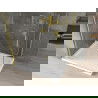 Mexen Omega schuifbare douchecabine 130 x 100 cm, transparant, goud + Flat douchebak - 825-130-100-50-00-4010