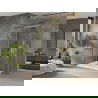Mexen Omega schuifbare douchecabine 130 x 100 cm, transparant, goud + Flat douchebak - 825-130-100-50-00-4010
