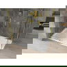 Mexen Omega schuifbare douchecabine 140 x 70 cm, transparant, goud + Flat douchebak - 825-140-070-50-00-4010