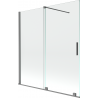 Mexen Velar 2-panel sliding shower screen 150 x 150 cm, transparent, gun metal - 896-150-000-01-95
