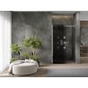 Mexen Omega sliding shower door 110 cm, graphite, chrome - 825-110-000-01-40