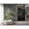 Mexen Omega sliding shower door 110 cm, graphite, chrome - 825-110-000-01-40