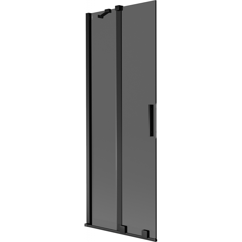 Mexen Velar parawan nawannowy 2-skrzydłowy rozsuwany 70 x 150 cm, grafit, czarny - 896-070-000-41-70