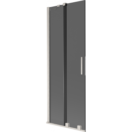 Mexen Velar 2-panel sliding shower screen 70 x 150 cm, graphite, brushed nickel - 896-070-000-41-97