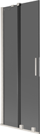 Mexen Velar 2-panel sliding shower screen 70 x 150 cm, graphite, brushed nickel - 896-070-000-41-97