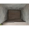 Mexen Omega schuif douchedeur 130 cm, grafiet, chroom - 825-130-000-01-40