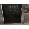 Mexen Omega schuifbare douchedeur 150 cm, grafiet, chroom - 825-150-000-01-40