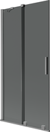 Mexen Velar mampara de ducha corrediza de 2 hojas 90 x 150 cm, grafito, metal gris - 896-090-000-41-95
