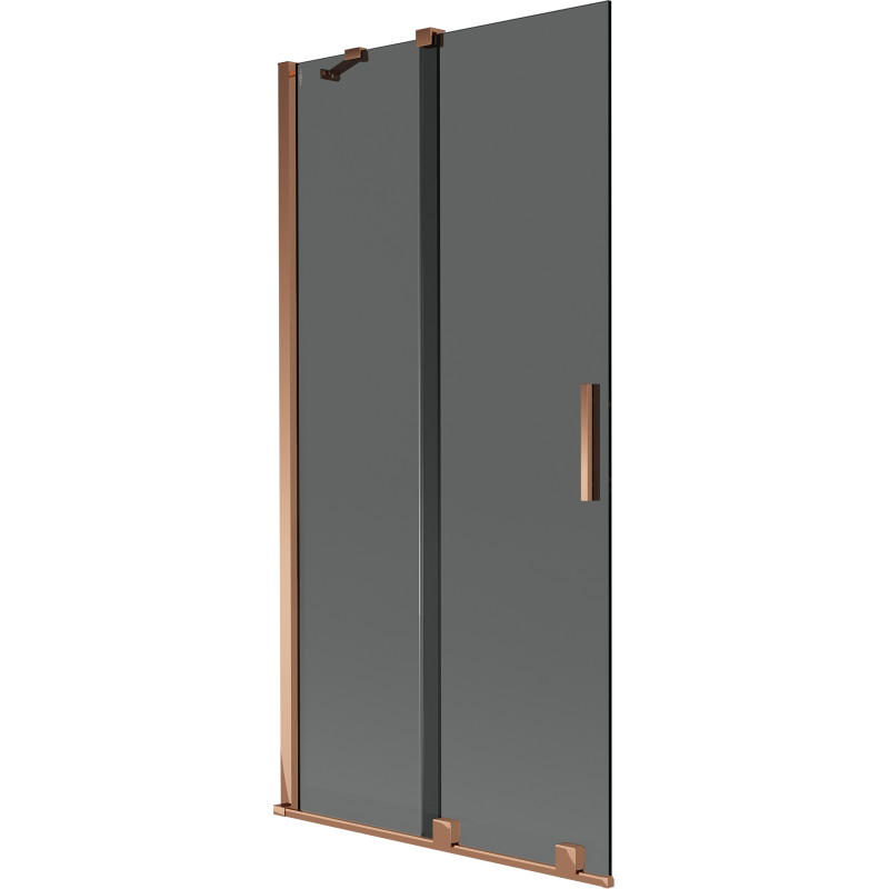 Mexen Velar vanni vahesein 2-leheline lükand 95 x 150 cm, grafiit, roosa kuld - 896-095-000-41-60