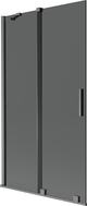 Mexen Velar vannisein 2-osaline lükanduks 100 x 150 cm, grafiit, harjatud gun gray - 896-100-000-41-66