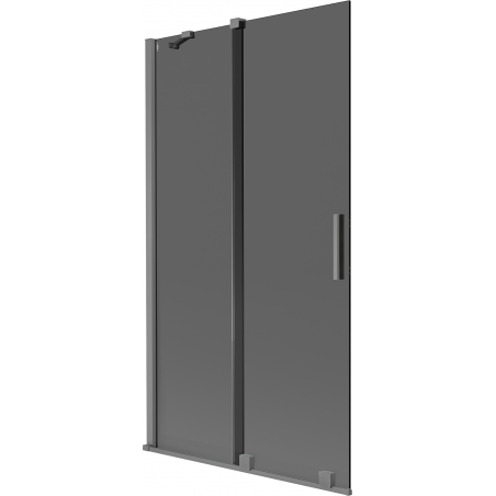 Mexen Velar vannitoasirm 2-tiivaline lükand 100 x 150 cm, grafiit, gun metal - 896-100-000-41-95