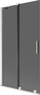 Mexen Velar skjutbar 2-delad duschskärm 100 x 150 cm, grafit, borstad nickel - 896-100-000-41-97