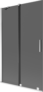 Mexen Velar 2-wing Sliding Bath Screen 110 x 150 cm, Graphite, Chrome - 896-110-000-41-01
