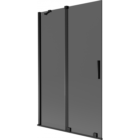Mexen Velar 2-wing sliding bathtub screen 110 x 150 cm, graphite, black - 896-110-000-41-70