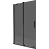 Mexen Velar 2-wing sliding bathtub screen 110 x 150 cm, graphite, black - 896-110-000-41-70