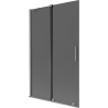 Mexen Velar 2-wing sliding shower screen 110 x 150 cm, graphite, gun metal - 896-110-000-41-95