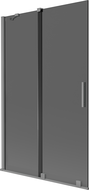 Mexen Velar 2-osaline lükandvanniparavan 110 x 150 cm, grafiit, gun metal - 896-110-000-41-95