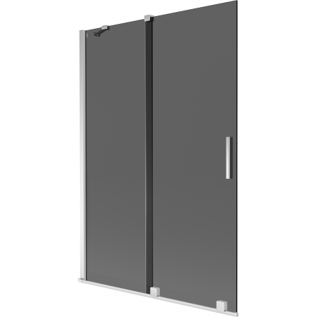 Mexen Velar vannitoasein 2-osaline lükanduks 120 x 150 cm, grafiit, kroom - 896-120-000-41-01