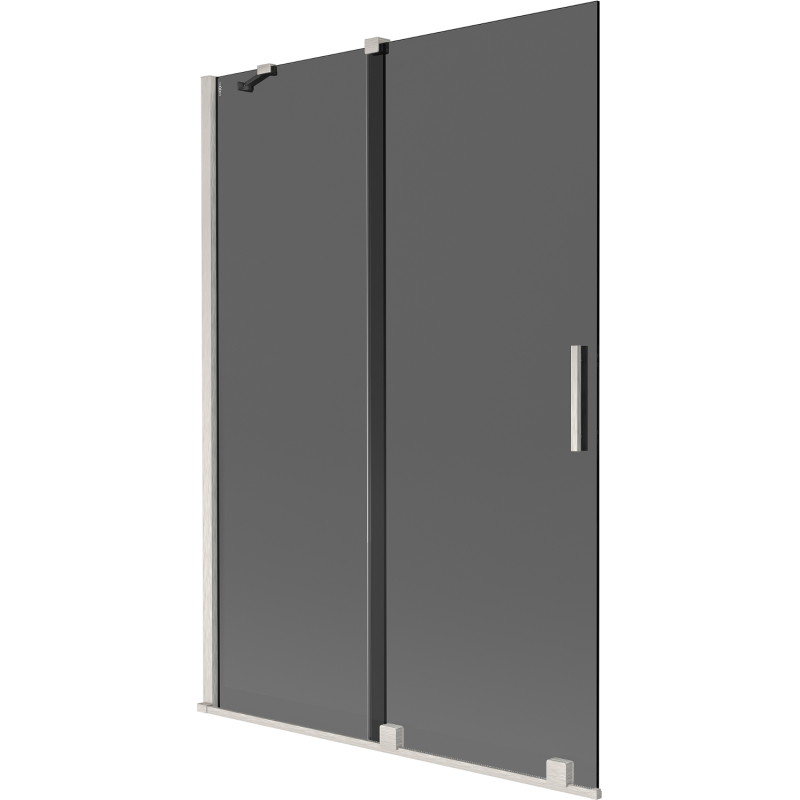 Mexen Velar kahe tiivaga vanniekraan, liuguksed, 120 x 150 cm, grafiit, harjatud nikkel - 896-120-000-41-97