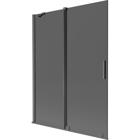 Mexen Velar vannitubade 2-osaline 130 x 150 cm, grafiit, poleeritud graniithall - 896-130-000-41-66