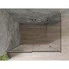 Mexen Omega liugustega dušinurk 120 x 80 cm, grafiit, kroom - 825-120-080-01-40