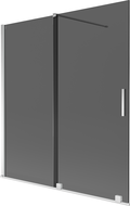 Mexen Velar vannisein, 2-osaline lükanduks, 150 x 150 cm, grafiit, kroom - 896-150-000-41-01
