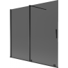 Mexen Velar 2-panel sliding bath screen 170 x 150 cm, graphite, black - 896-170-000-41-70